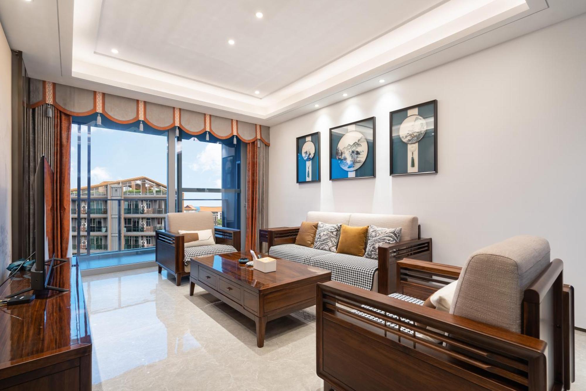 Sanya Haitang Bay Muyu Time Seaview Apartment Exterior photo